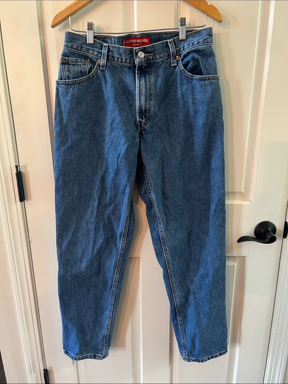 Levi’s 550 Classic Relaxed Tapered Jeans Women’s 10M Y2K Medium Wash Denim